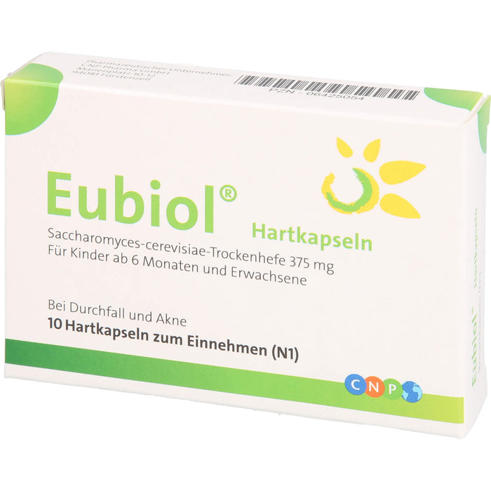 Eubiol Hartkapseln bei Durchfall und Akne, 10 pc Capsules