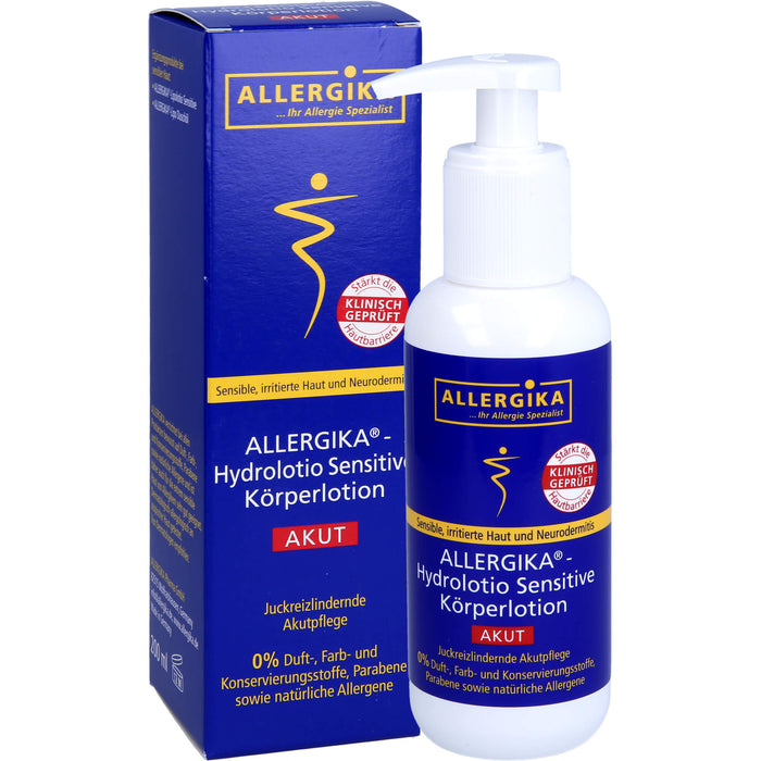 ALLERGIKA Hydrolotio sensitive, 200 ml LOT