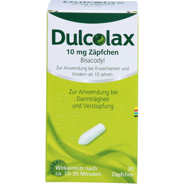 Dulcolax Zäpfchen Reimport EurimPharm, 30 St. Zäpfchen