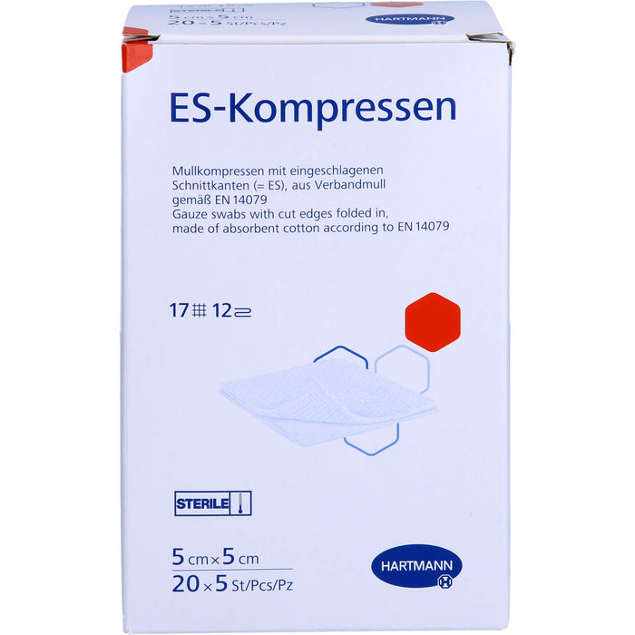 ES-Kompressen steril 5x5cm Großpackung 12fach, 20X5 St KOM