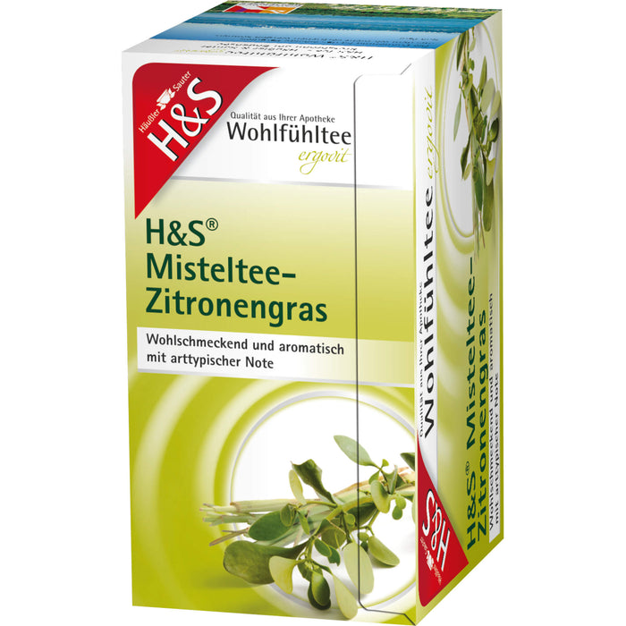 H&S Misteltee-Zitronengras Nr. 24 wohlschmeckend und aromatisch, 20 pc Sac filtrant