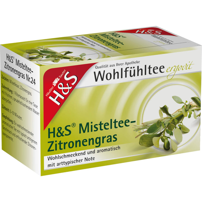 H&S Misteltee-Mischung mit Zitronengras, 20 St. Filterbeutel