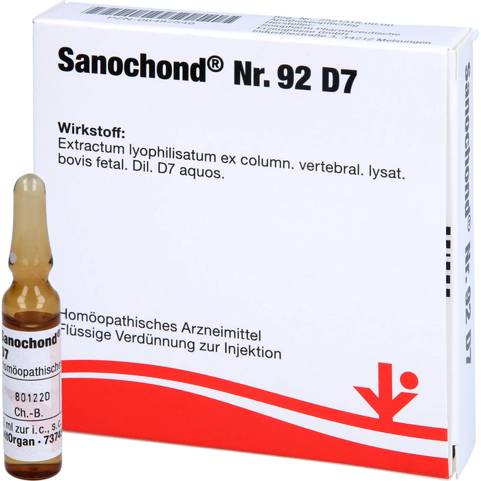 Sanochond Nr. 92 D7 Amp., 5X2 ml AMP