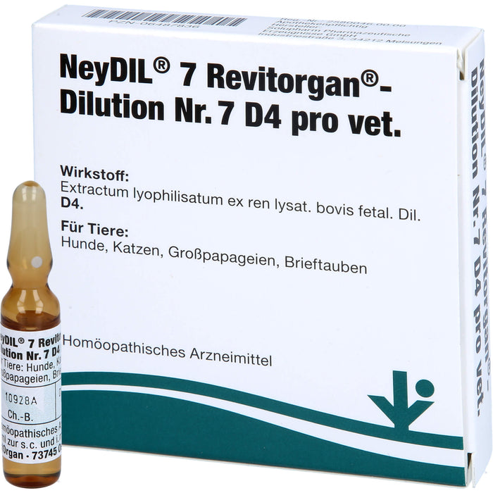 NeyDIL 7 Revitorgan Dilution Nr. 7 D4 pro vet., 5 St. Ampullen