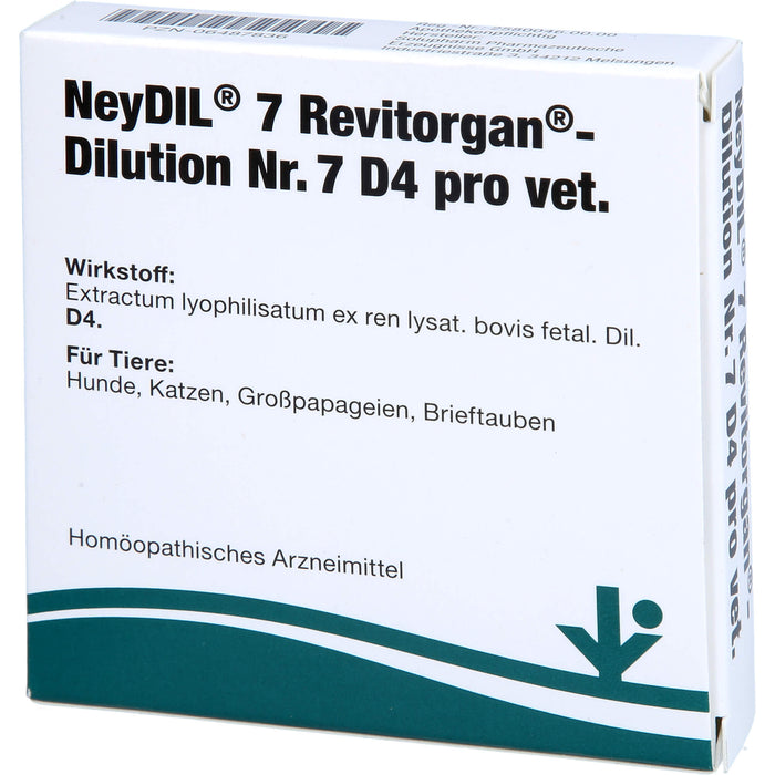 NeyDIL 7 Revitorgan Dilution Nr. 7 D4 pro vet., 5 pc Ampoules