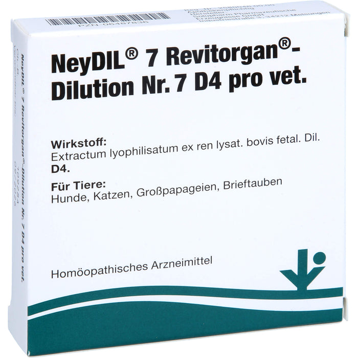 NeyDIL 7 Revitorgan Dilution Nr. 7 D4 pro vet., 5 pc Ampoules