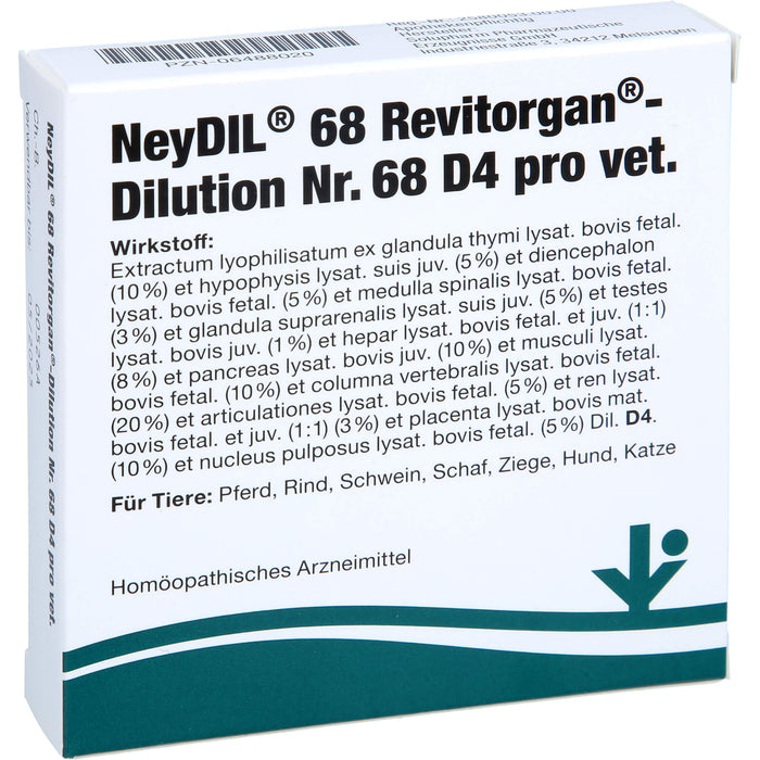 Neydil 68 Revit 68 D4 Vet, 5X2 ml AMP