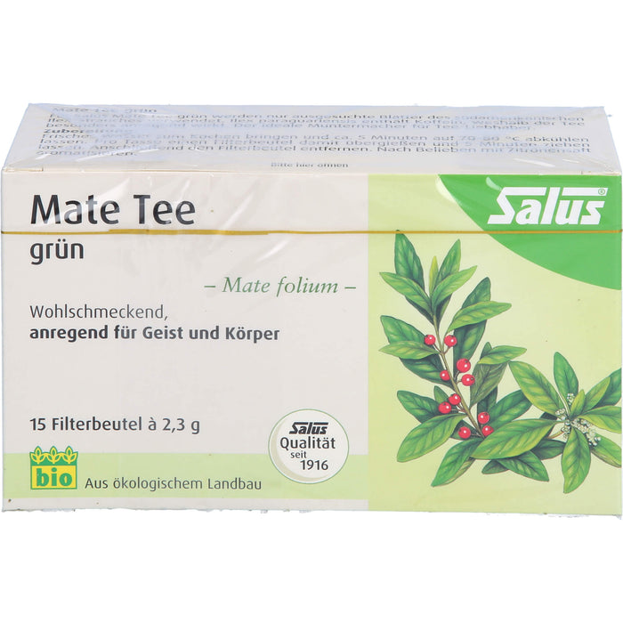 Salus Mate Tee grün, 15 pc Sac filtrant