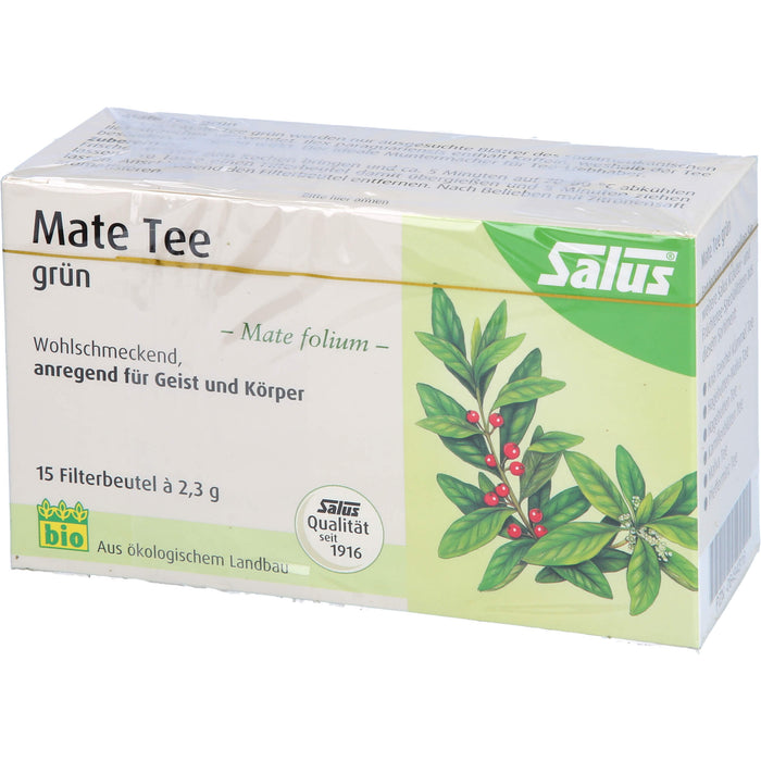 Salus Mate Tee grün, 15 pc Sac filtrant