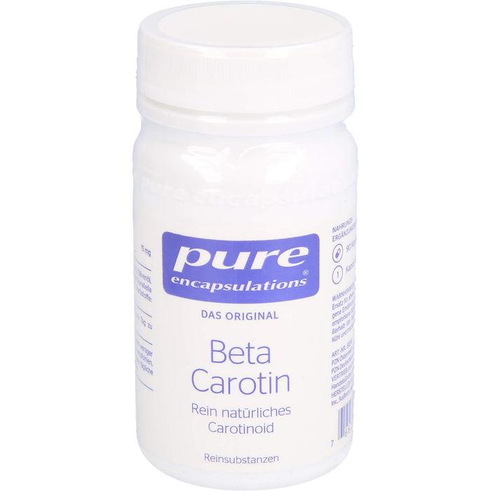 pure encapsulations Beta Carotin Kapseln, 90 St. Kapseln