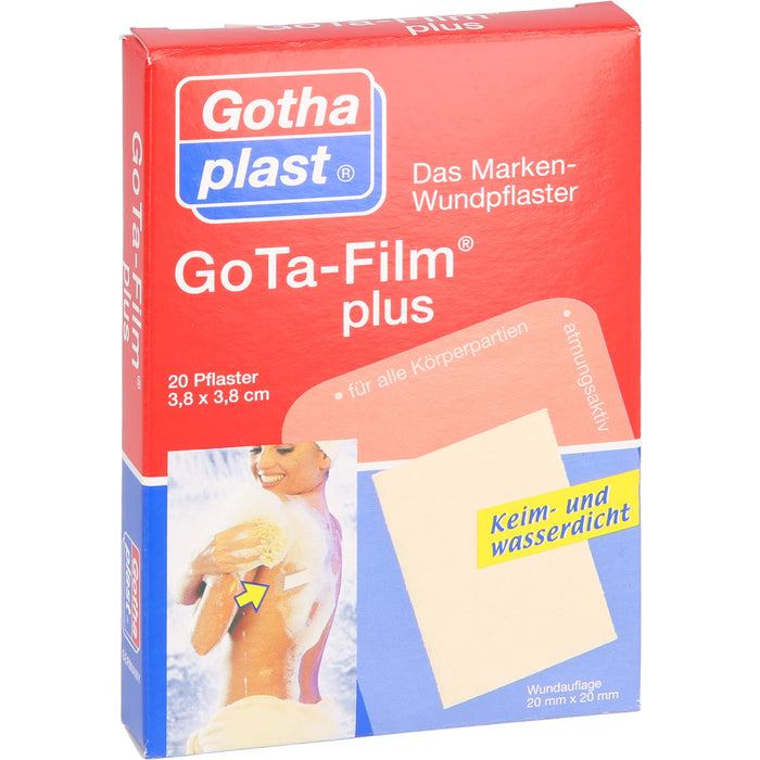 GoTa-Film plus 3,8cm x 3,8cm, 20 pcs. Patch