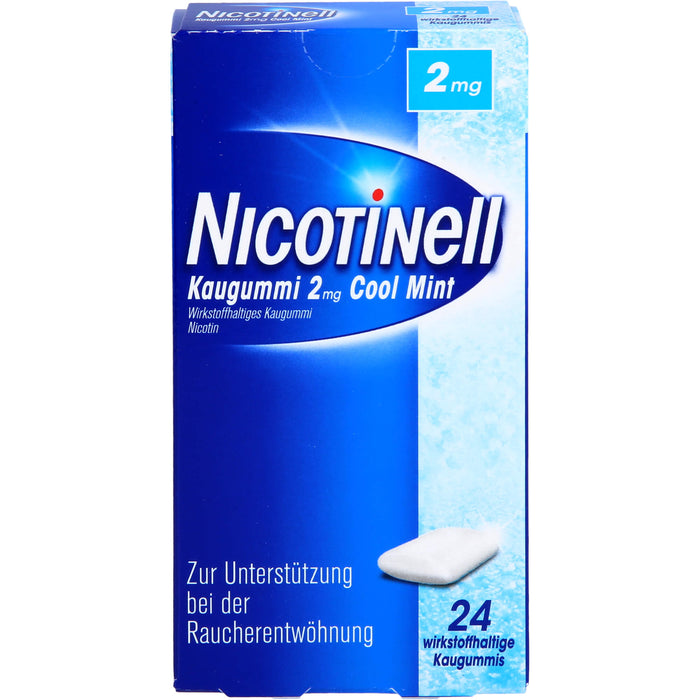 Nicotinell Kaugummi 2 mg Cool Mint, 24 pcs. Chewing gum