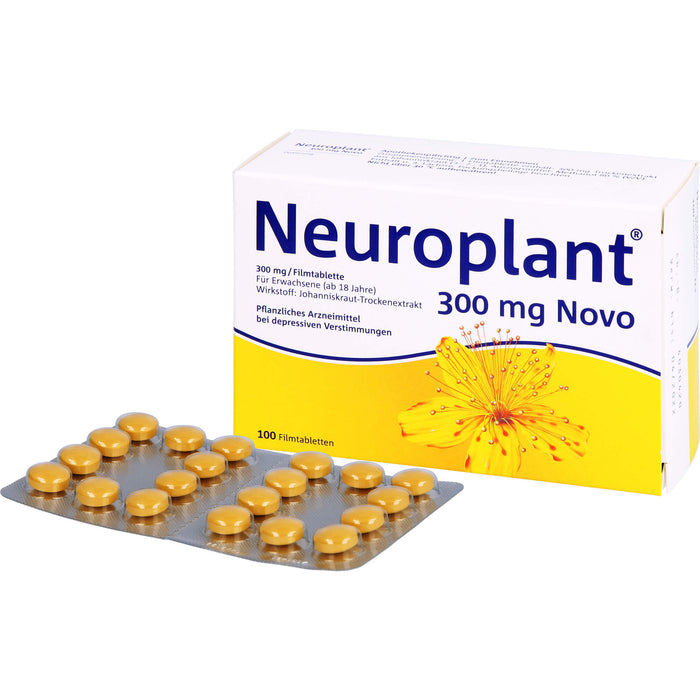 Neuroplant 300 mg Novo Filmtabletten bei depressiven Verstimmungen, 100 pc Tablettes