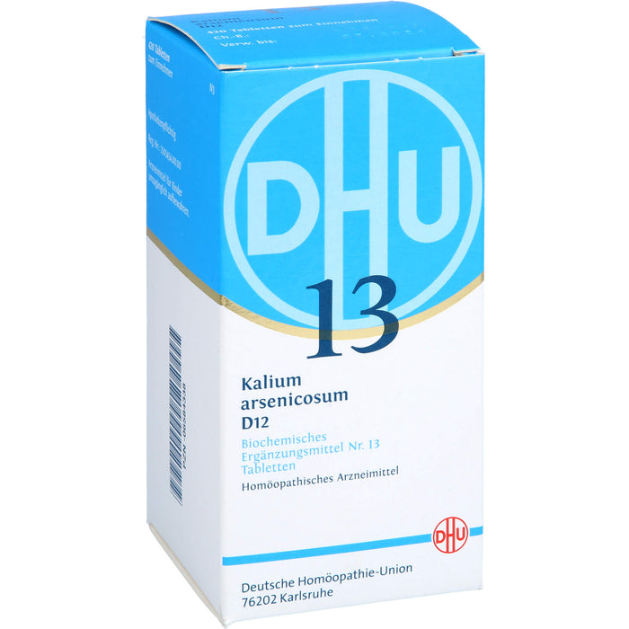 DHU Schüßler-Salz Nr. 13 Kalium arsenicosum D12 Tabletten, 420 pc Tablettes