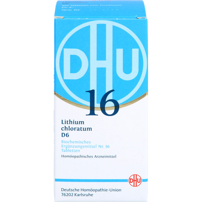 DHU Schüßler-Salz Nr. 16 Lithium chloratum D6 Tabletten, 420 pcs. Tablets