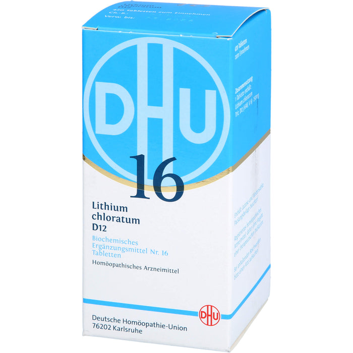 DHU Schüßler-Salz Nr. 16 Lithium chloratum D12 Tabletten, 420 pc Tablettes