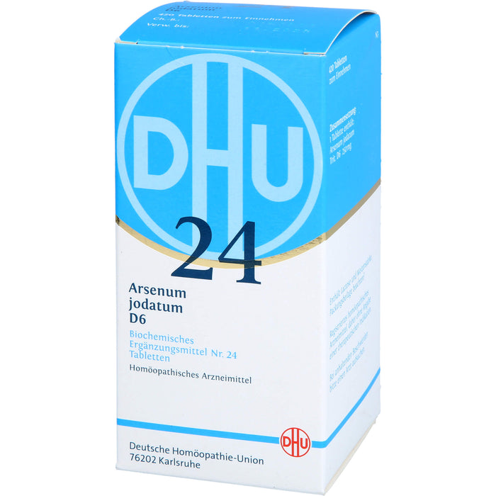 DHU Schüßler-Salz Nr. 24 Arsenum jodatum D6 Tabletten, 420 pc Tablettes