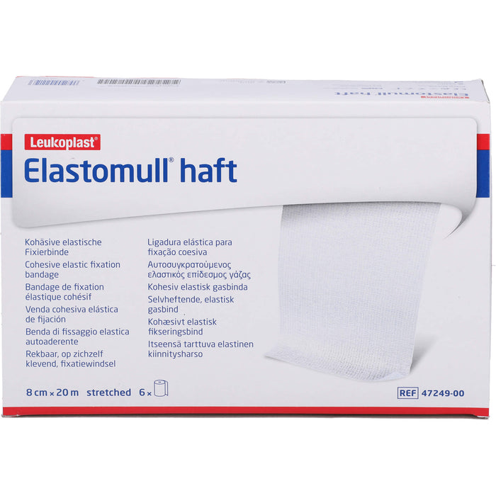 Elastomull haft 20mX8cm, 6 St BIN