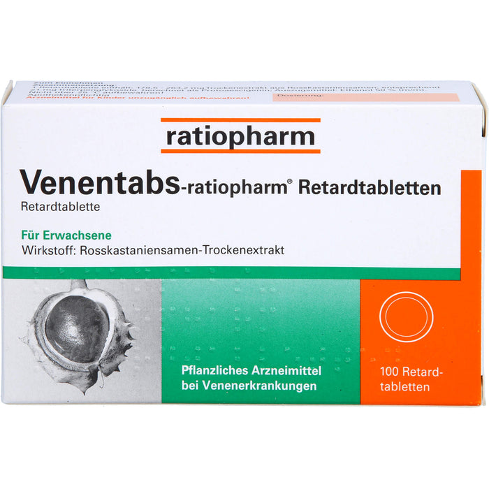 Venentabs-ratiopharm Retardtabletten, 100 pc Tablettes