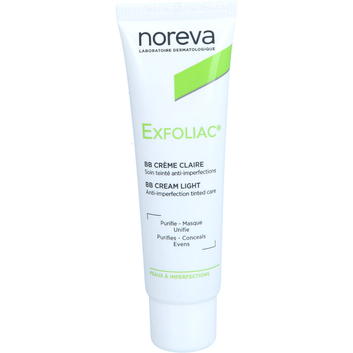 noreva Exfoliac getönte BB-Creme hell, 30 ml Creme