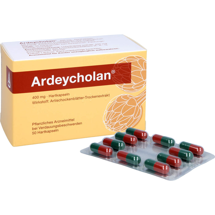 Ardeycholan Kapseln bei Verdauungsbeschwerden, 50 pcs. Capsules