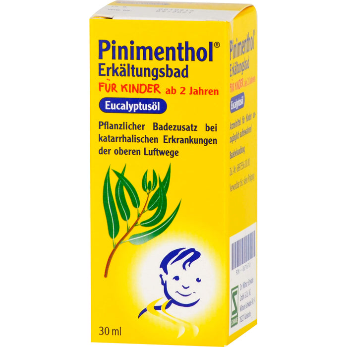 Pinimenthol Erkältungsbad für Kinder ab 2 Jahren, 30 ml Badezusatz