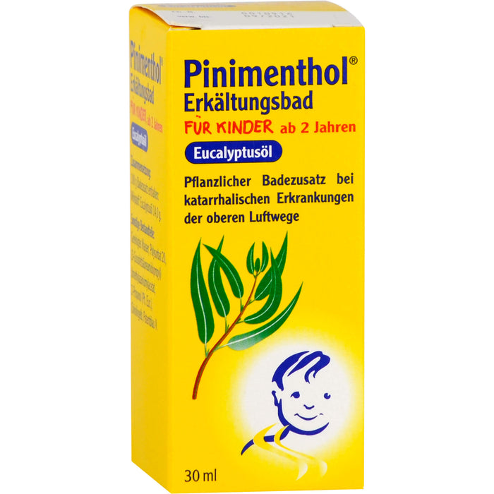 Pinimenthol Erkältungsbad für Kinder ab 2 Jahren, 30 ml Badezusatz