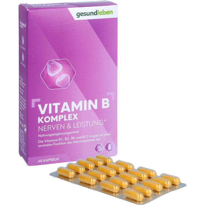 Gesund Leben Vit B Kompl, 60 St KAP