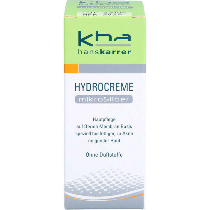 Hans Karrer Hydrocreme Mikrosilber bei normaler bis fettiger Haut, 30 ml Crème