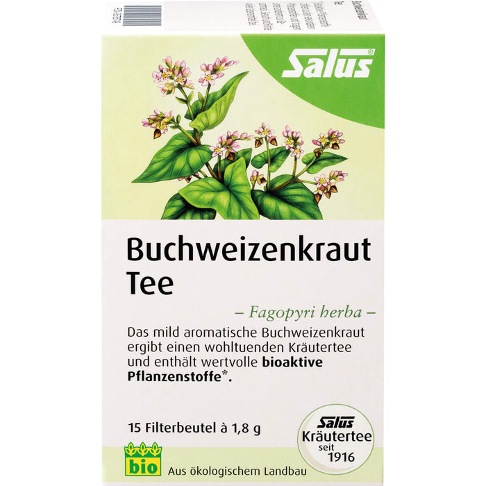 Salus Buchweizenkraut Tee, 15 pc Sac filtrant