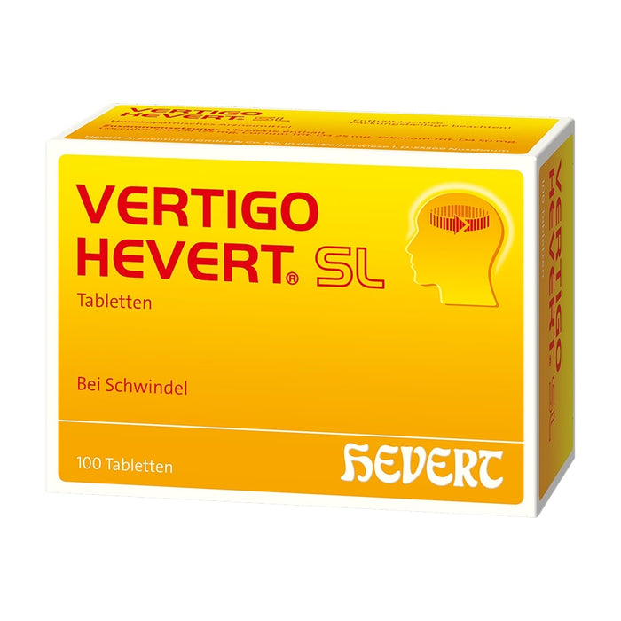 Vertigo Hevert SL Tabletten, 100 pcs. Tablets