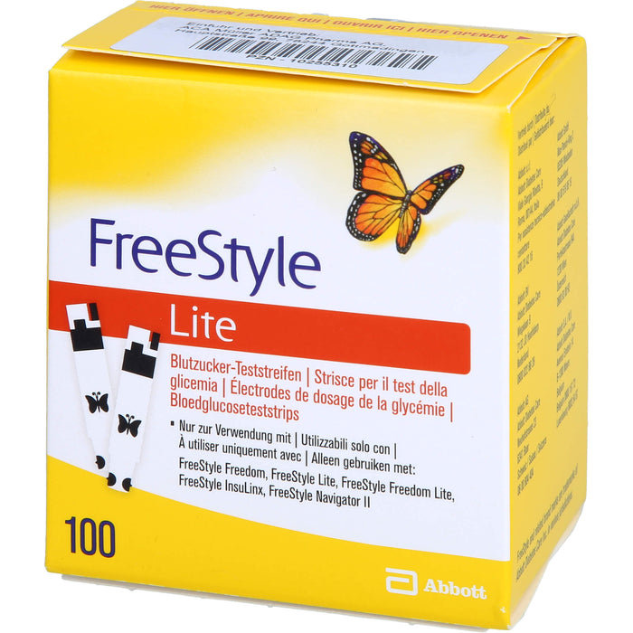 Freestyle Lite Medi-Spezial Teststreifen ohne Codieren, 100 St TTR