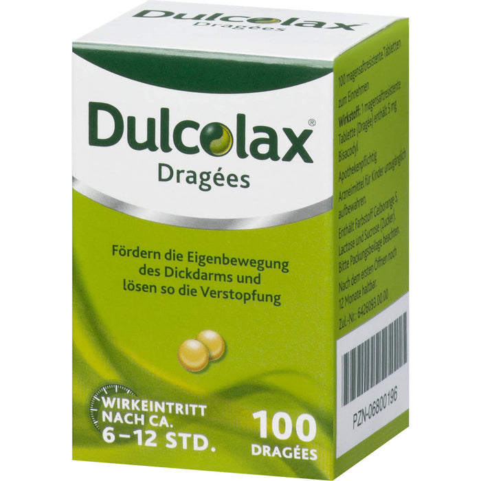 Dulcolax Dragées Dose Sanofi-Aventis, 100 pcs. Tablets