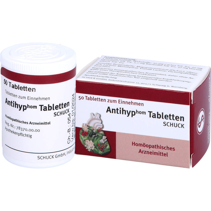 Antihyp Tabletten Schuck, 50 St TAB