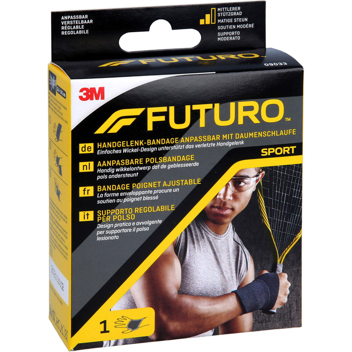 3M FUTURO SPORT Handgelenk-Bandage zur Entlastung schwacher oder schmerzender Handgelenke, 1 pcs. Bandage