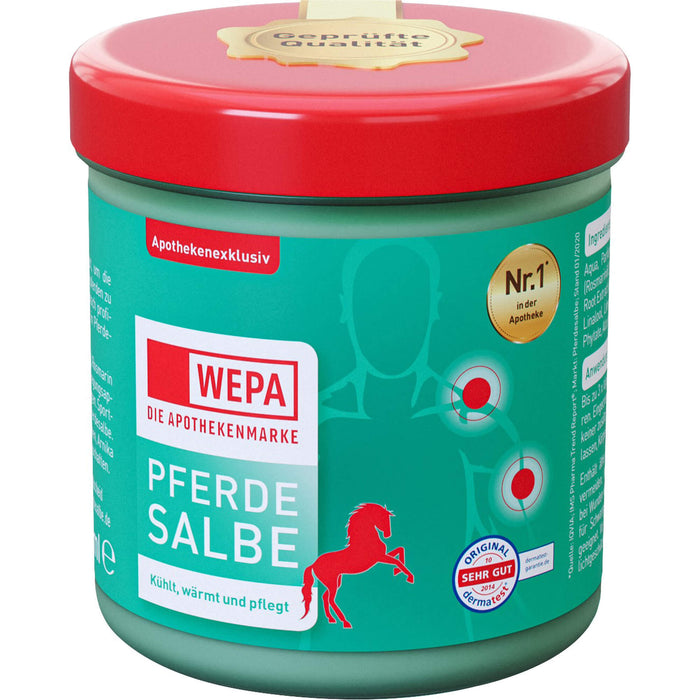 WEPA Pferdesalbe kühlt, wärmt und pflegt, 500 ml Ointment