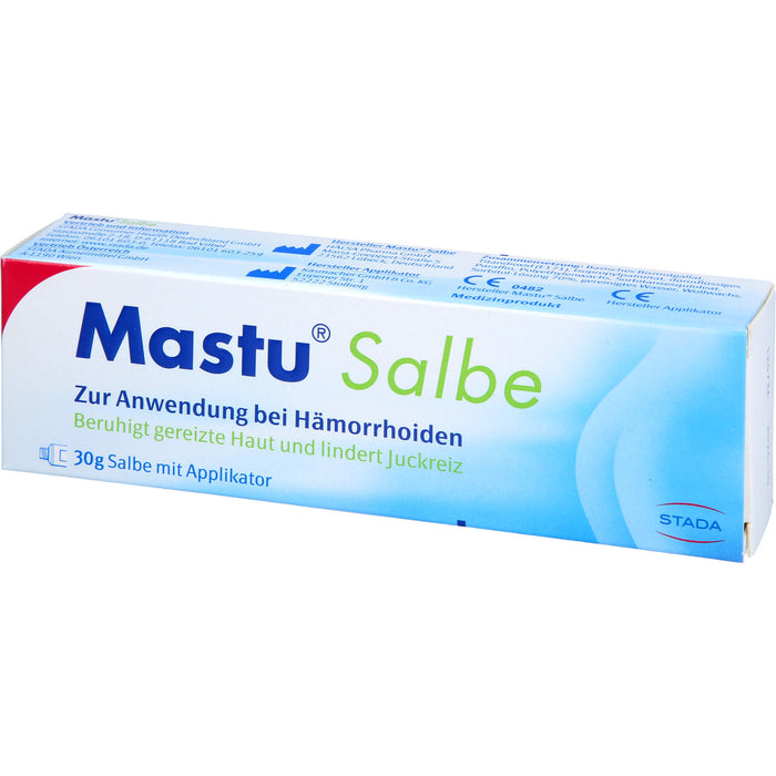 Mastu Salbe beruhigt gereizte Haut und mildert Juckreiz, 30 g Onguent