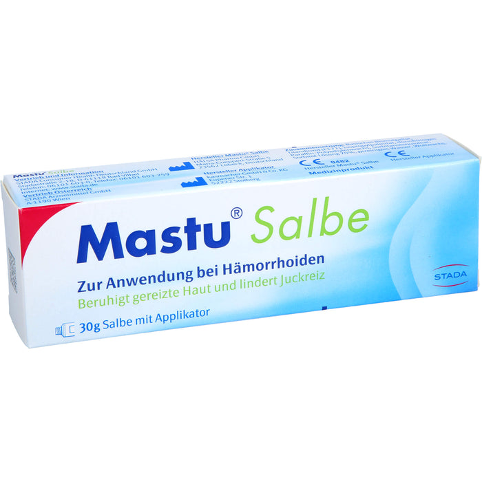 Mastu Salbe beruhigt gereizte Haut und mildert Juckreiz, 30 g Salbe