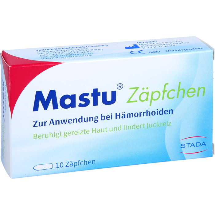 Mastu Zäpfchen, 10 pc Suppositoires