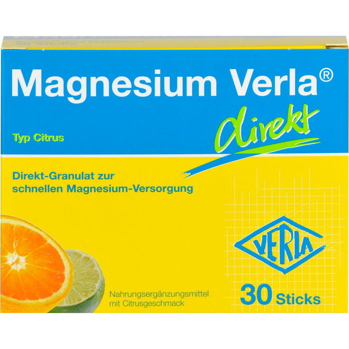 Magnesium Verla direkt Typ Citrus Sticks, 30 pcs. Sachets