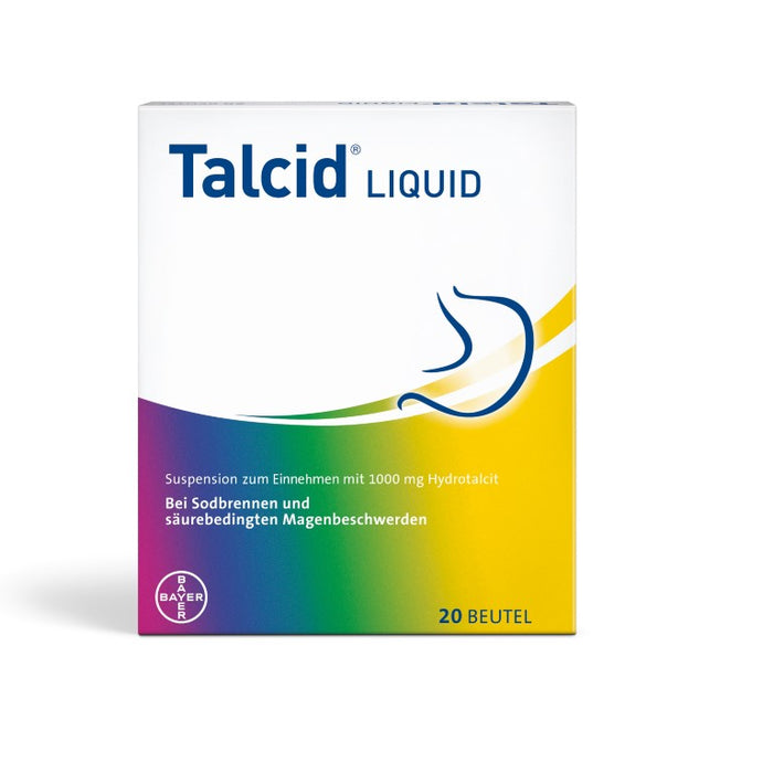 Talcid Liquid Beutel bei Sodbrennen und säurebedingten Magenbeschwerden, 20 pc Sachets