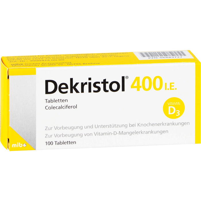 Dekristol 400 I.E. Tabletten, 100 pcs. Tablets