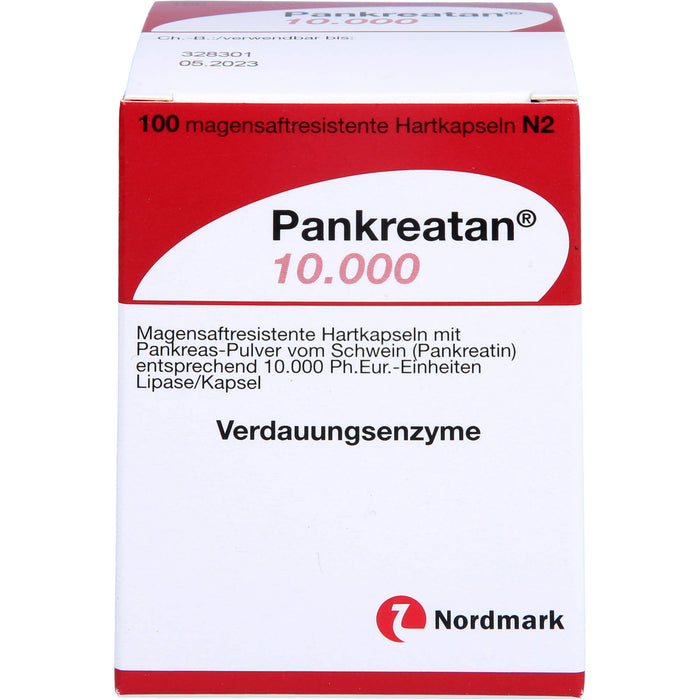 Pankreatan 10.000, Magensaftresistente Hartkapseln, 100 pc Capsules