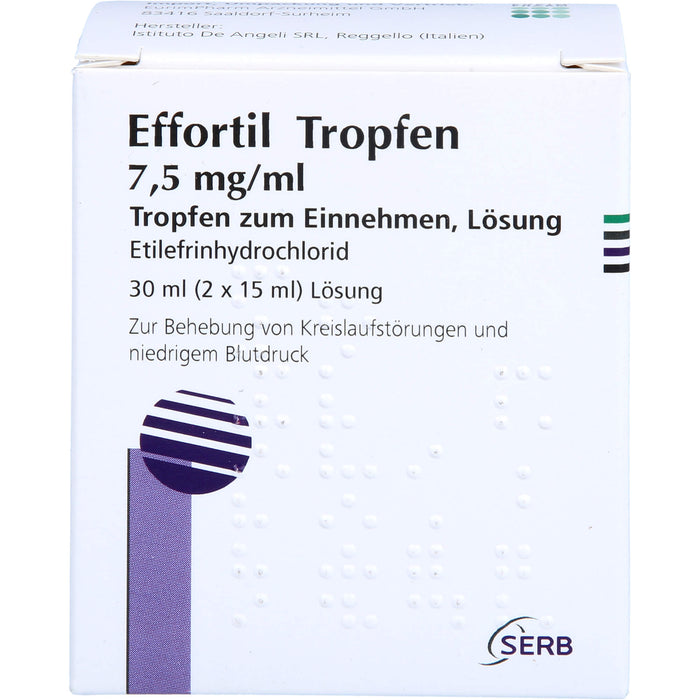 Effortil Tropfen Reimport EurimPharm, 30 ml Lösung