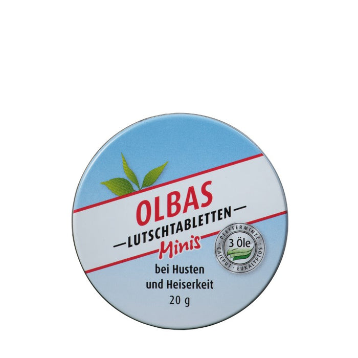 OLBAS Minis Lutschtabletten zuckerfrei bei Husten und Heiserkeit, 20 g Tablets