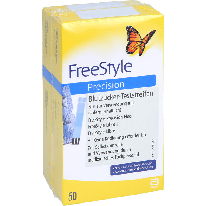 FreeStyle™ Precision Blutzucker-Teststrreifen ohne Codieren, 100 St TTR