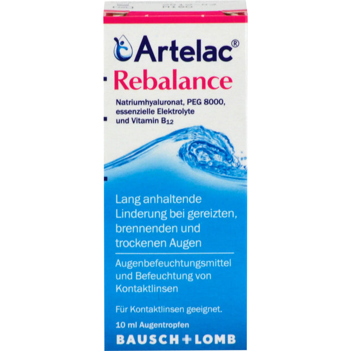 Artelac Rebalance Augentropfen Tropfflasche, 10 ml Lösung