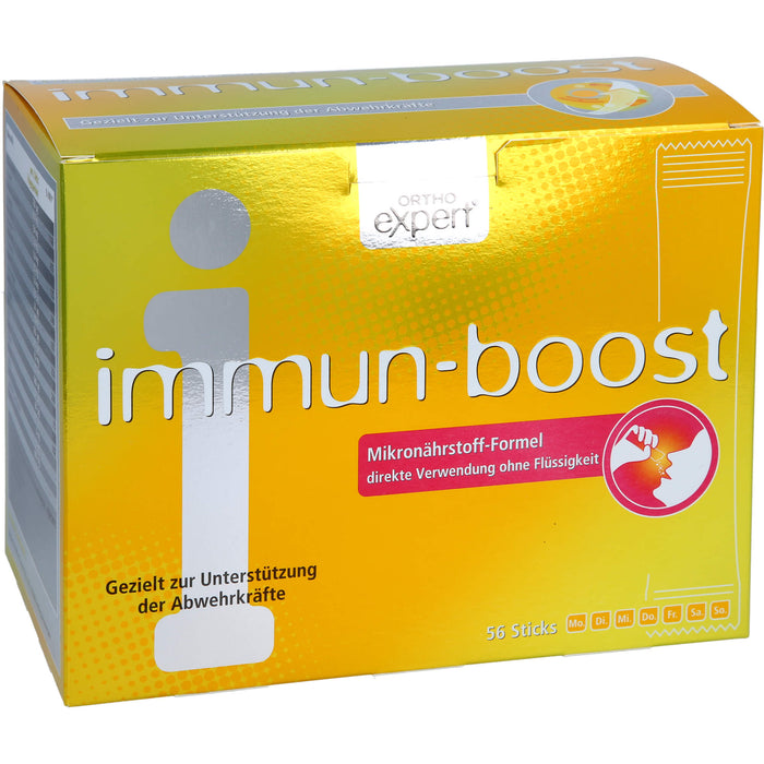 immun-boost Orthoexpert Direktgranulat zur Unterstützung der Abwehrkräfte, 56 pcs. Sachets