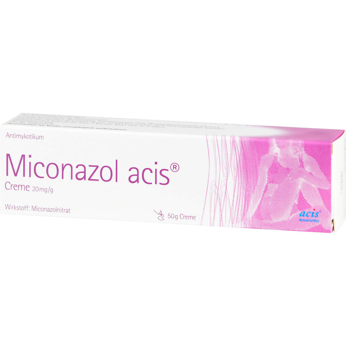 Miconazol acis Creme Antimykotikum, 50 g Crème