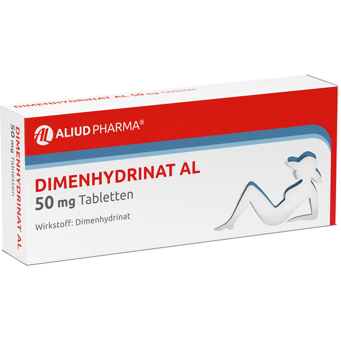 Dimenhydrinat AL 50 mg Tabletten, 20 pc Tablettes